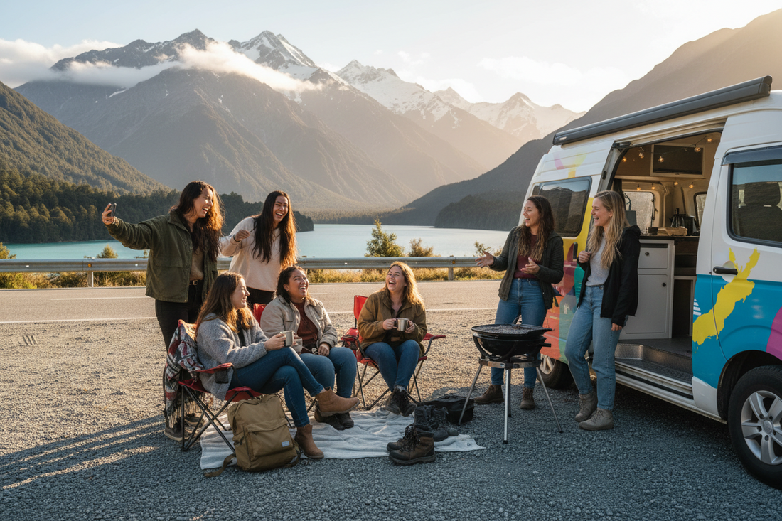 Girls’ Getaway on Wheels: Safe and Scenic Campervan Adventures in New Zealand